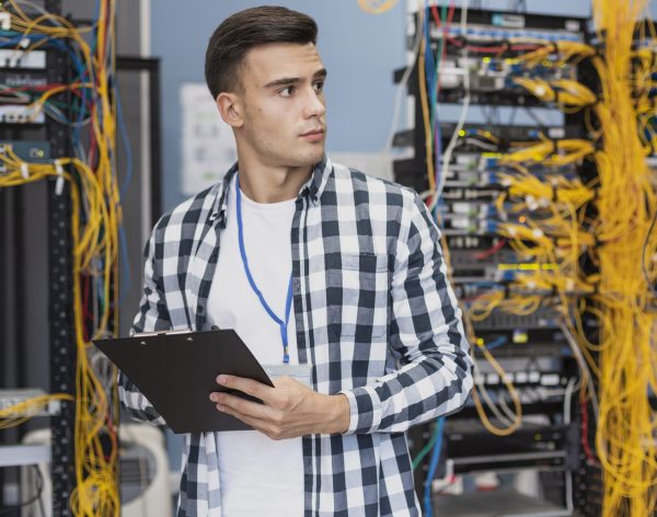 young-engineer-server-room